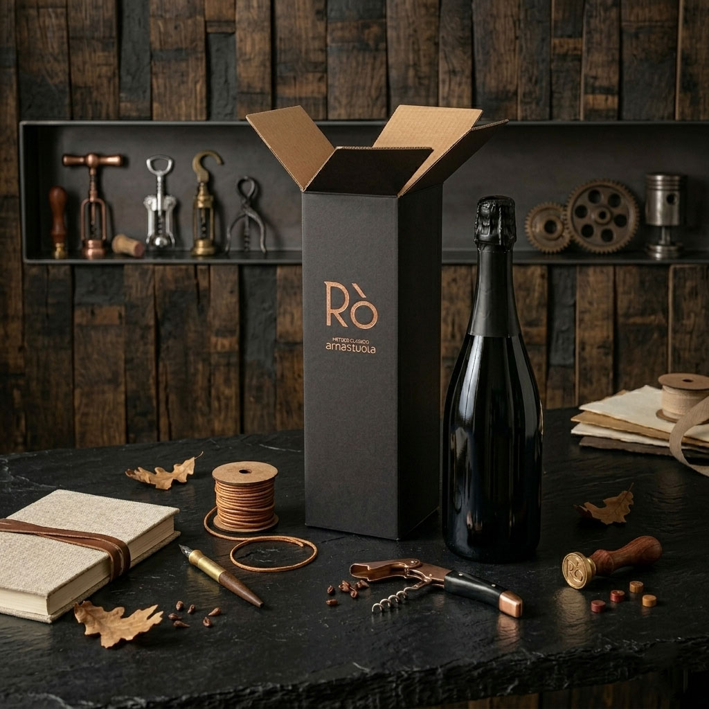 scatola vino ro new box scatolificio